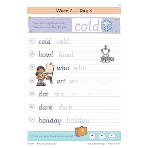 KS1 Handwriting Year 2 Daily Practice Book: Autumn Term Look Inside Image 5