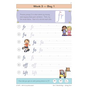 KS1 Handwriting Year 2 Daily Practice Book: Spring Term Look Inside Image 3