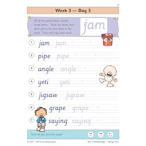 KS1 Handwriting Year 2 Daily Practice Book: Spring Term Look Inside Image 5