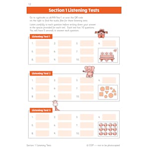 KS1 Maths Year 1 Mental Arithmetic Targeted Question Book (incl. Online Answers & Audio Tests) Look Inside Image 5