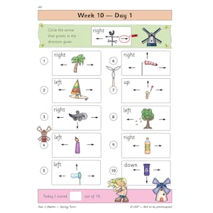 KS1 Maths Year 2 Daily Practice Book: Spring Term Look Inside Image 3