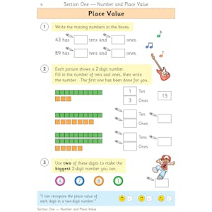 KS1 Maths Year 2 Targeted Question Book Look Inside Image 3