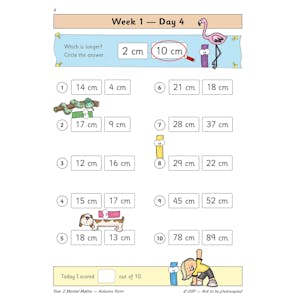 KS1 Mental Maths Year 2 Daily Practice Book: Autumn Term Look Inside Image 6