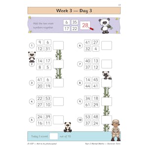 KS1 Mental Maths Year 2 Daily Practice Book: Summer Term Look Inside Image 5
