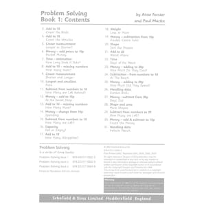 KS1 Problem Solving Workbook 1 (Ages 5-7) Look Inside Image 2