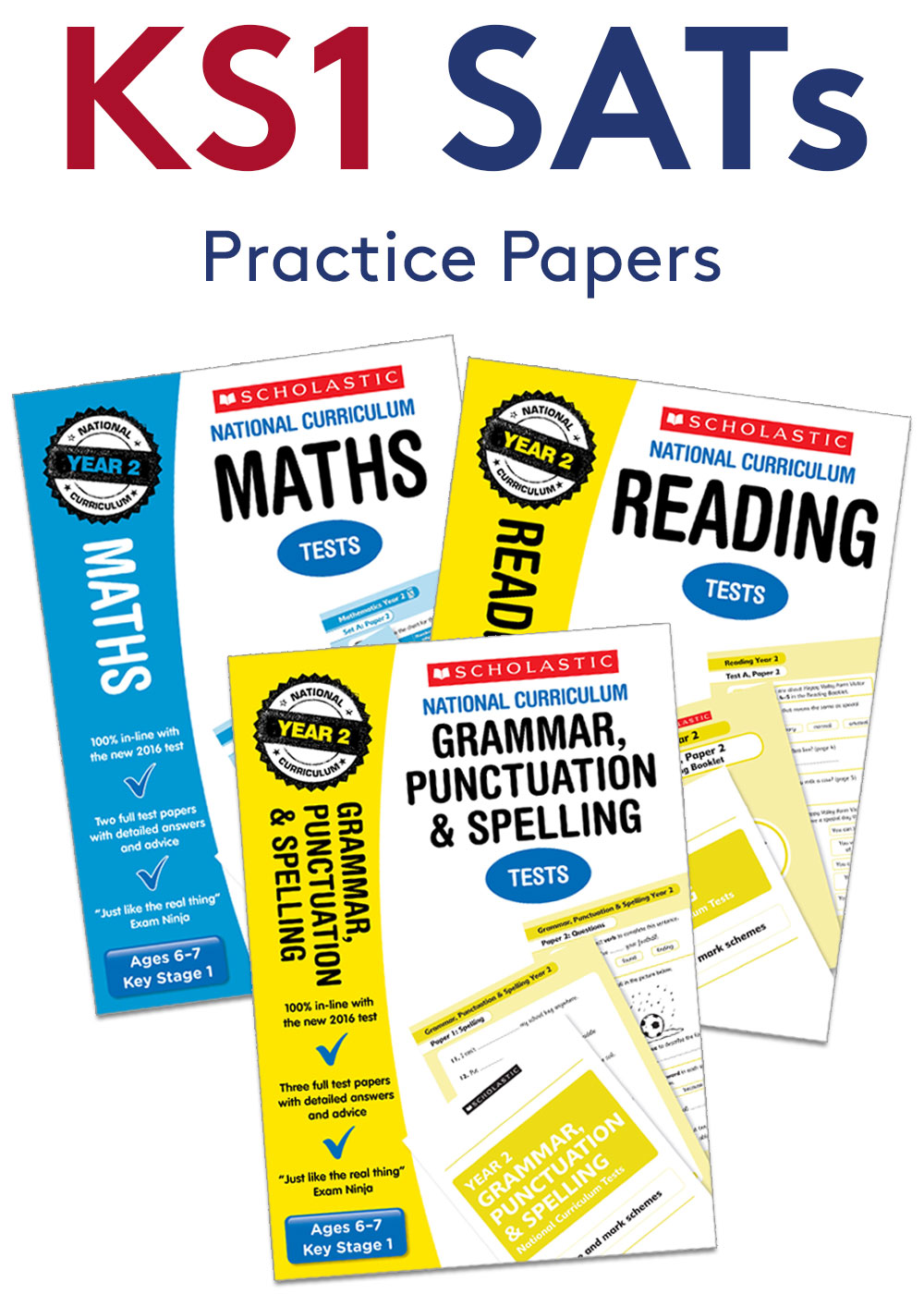 KS1 SATs Practice Papers Pack (Ages 6-7)