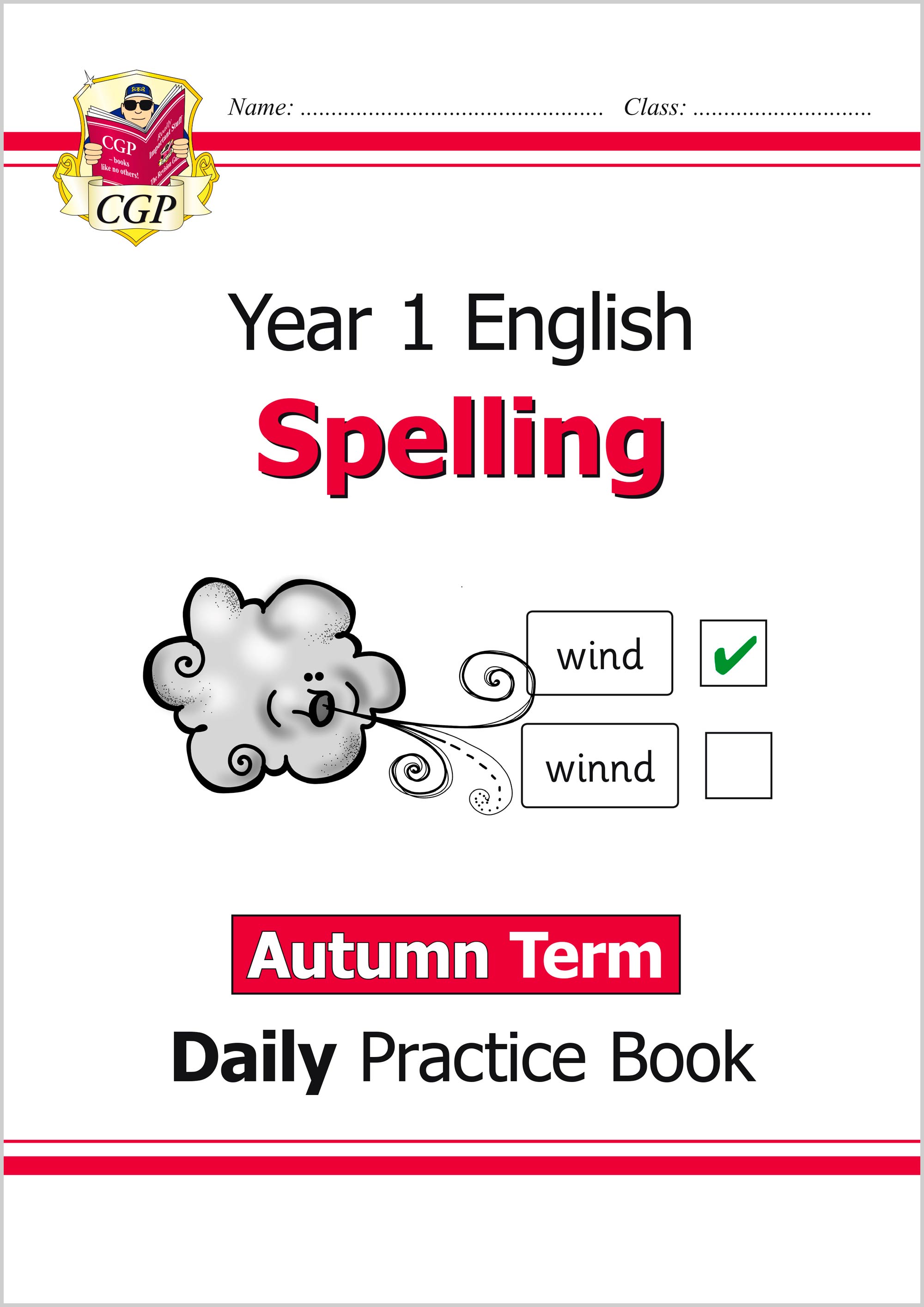 KS1 Spelling Year 1 Daily Practice Book: Autumn Term