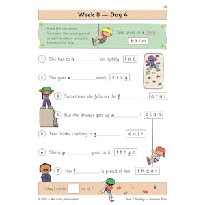 KS1 Spelling Year 2 Daily Practice Book: Summer Term Look Inside Image 6