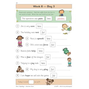 KS1 Spelling Year 2 Daily Practice Book: Summer Term Look Inside Image 5