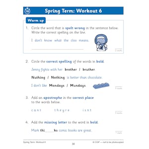 KS1 Year 2 English 10-Minute Weekly Workouts Look Inside Image 6