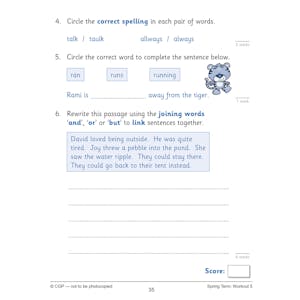 KS1 Year 2 English 10-Minute Weekly Workouts Look Inside Image 5