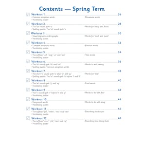 KS1 Year 2 English 10-Minute Weekly Workouts: Spelling & Vocabulary Look Inside Image 2