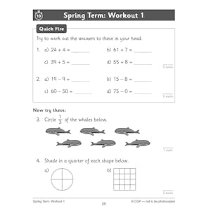 KS1 Year 2 Maths 10-Minute Weekly Workouts: Arithmetic Look Inside Image 5