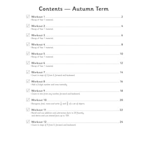 KS1 Year 2 Maths 10-Minute Weekly Workouts: Arithmetic Look Inside Image 2