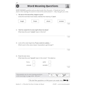 KS2 English Reading SAT Buster: Poetry - Book 2 (for the 2024 tests) Look Inside Image 5