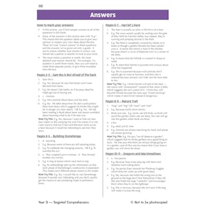 KS2 English Year 3 Reading Comprehension Targeted Question Book - Book 1 (with Answers) Look Inside Image 4