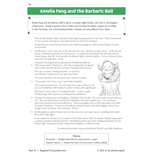 KS2 English Year 4 Reading Comprehension Targeted Question Book - Book 1 (with Answers) Look Inside Image 2