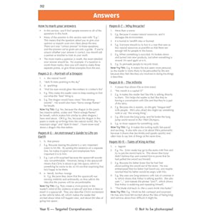 KS2 English Year 5 Reading Comprehension Targeted Question Book - Book 1 (with Answers) Look Inside Image 4