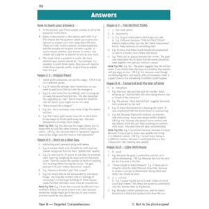 KS2 English Year 6 Reading Comprehension Targeted Question Book - Book 1 (with Answers) Look Inside Image 4