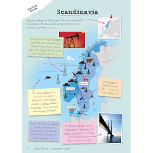 KS2 Geography Europe Study Book (Ages 7-11) Look Inside Image 2
