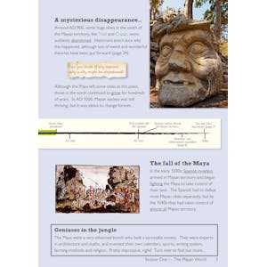 KS2 Geography Mayan Civilisations Study Book (Ages 7-11) Look Inside Image 3