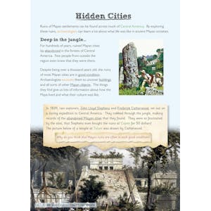 KS2 Geography Mayan Civilisations Study Book (Ages 7-11) Look Inside Image 6