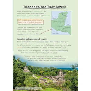 KS2 Geography Mayan Civilisations Study Book (Ages 7-11) Look Inside Image 4