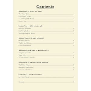 KS2 Geography Rivers Study Book (Ages 7-11) Look Inside Image 1