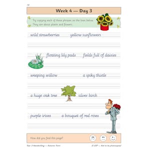 KS2 Handwriting Year 3 Daily Practice Book: Autumn Term Look Inside Image 5