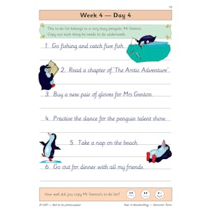 KS2 Handwriting Year 3 Daily Practice Book: Summer Term Look Inside Image 6