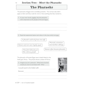 KS2 History Discover & Learn: Ancient Egyptians Activity Book Look Inside Image 4