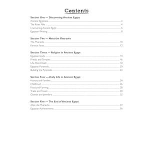 KS2 History Discover & Learn: Ancient Egyptians Activity Book Look Inside Image 1