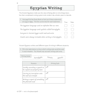 KS2 History Discover & Learn: Ancient Egyptians Activity Book Look Inside Image 2