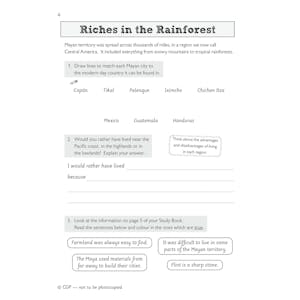 KS2 History Discover & Learn: Mayan Civilisation Activity Book Look Inside Image 4