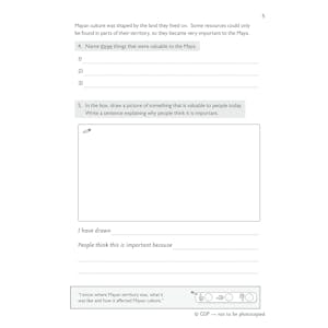 KS2 History Discover & Learn: Mayan Civilisation Activity Book Look Inside Image 5