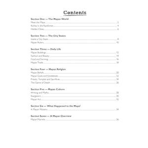 KS2 History Discover & Learn: Mayan Civilisation Activity Book Look Inside Image 1