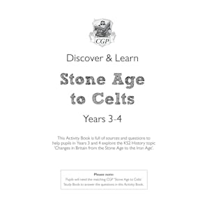 KS2 History Discover & Learn: Stone Age to Celts Activity Book (Years 3 & 4) Look Inside Image 1
