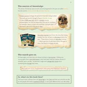 KS2 History Study Book - Stone Ages to Celts (Ages 7-9) Look Inside Image 3