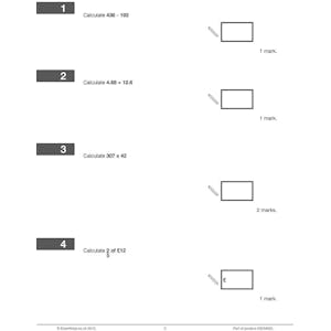 KS2 Maths 10-Minute Practice Papers Download (Ages 10-11) Look Inside Image 3