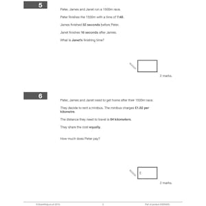 KS2 Maths 10-Minute Practice Papers Download (Ages 10-11) Look Inside Image 5