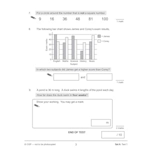 KS2 Maths SAT Buster 10-Minute Tests - Book 1 (for the 2024 tests) Look Inside Image 4
