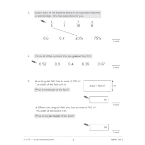 KS2 Maths SAT Buster 10-Minute Tests - Book 1 (for the 2024 tests) Look Inside Image 6