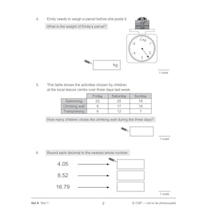 KS2 Maths SAT Buster 10-Minute Tests - Book 1 (for the 2024 tests) Look Inside Image 3