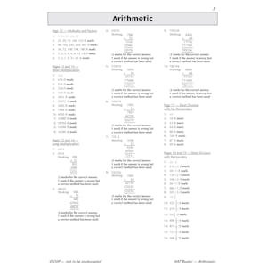 KS2 Maths SAT Buster: Answer Book 1 (for the 2024 tests) Look Inside Image 2