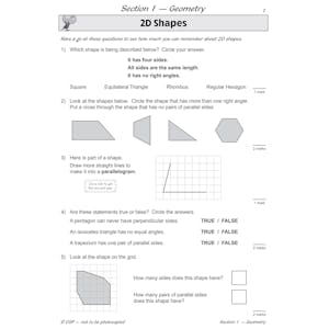 KS2 Maths SAT Buster: Geometry, Measures & Statistics - Book 2 (for the 2024 tests) Look Inside Image 2