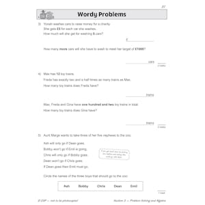 KS2 Maths SAT Buster: Number, Ratio & Algebra - Book 1 (for the 2024 tests) Look Inside Image 3