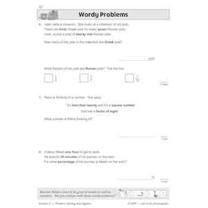 KS2 Maths SAT Buster: Number, Ratio & Algebra - Book 1 (for the 2024 tests) Look Inside Image 4