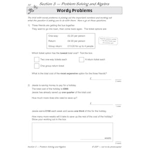 KS2 Maths SAT Buster: Number, Ratio & Algebra - Book 2 (for the 2024 tests) Look Inside Image 2