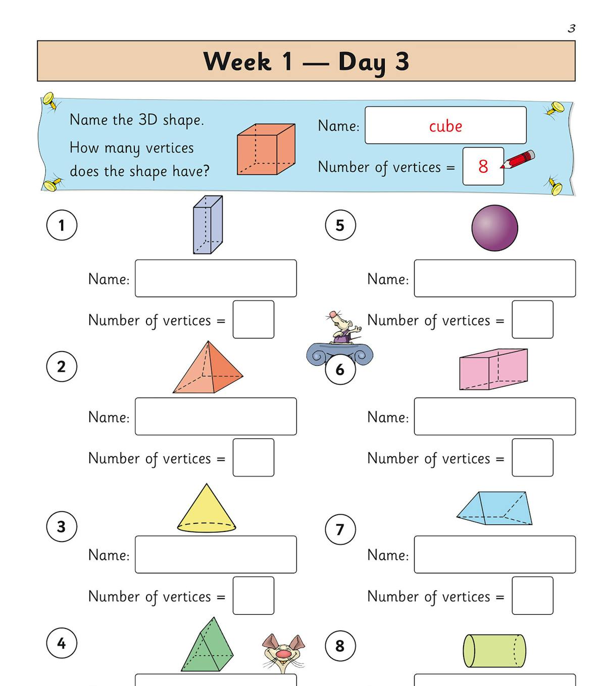 Sample page showing mental arithmetic questions with 'more than' and 'less than' problems