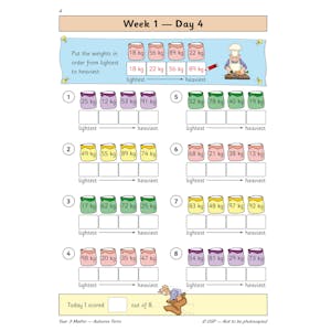 KS2 Maths Year 3 Daily Practice Book: Autumn Term Look Inside Image 6